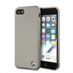 Husa telefon din silicon cu interior din microfibra , tip bumper , Bmw pentru Apple iPhone 7/8 , bej