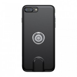 Husa telefon multifunctionala, Baseus Multi-function, cu suport auto si incarcare wireless, pentru iPhone 8 Plus / 7 Plus , negru