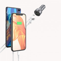 Incarcator auto fast charge Ugreen USB / USB Type C Quick Charge 3.0 Power Delivery 36 W 3 A (CD213 60980)