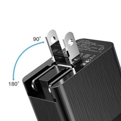 Incarcator telefon pentru calatorii cu 3 adaptoare pentru prize diferite, Baseus Duke 3x USB 3.4A , negru