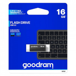 Stick USB Goodram pendrive 16 GB USB 2.0 20 MB/s (rd) - 5 MB/s (wr) flash drive black (UCU2-0320K0R11)