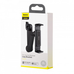 Suport reglabil pentru tetieră reglabil pentru montaj auto Baseus, pentru tablete și smartphone-uri 4,7 "- 12,3" negru (SULR-A01)