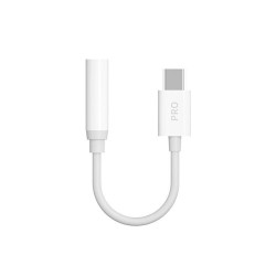 Adaptor jack 3.5mm DUDAO, conectivitate Type C- alb