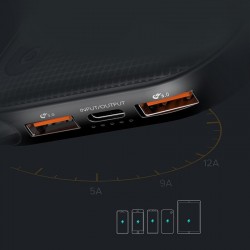 Baterie Externa (PowerBank) Baseus Powerfull Durable, functie Quick Charge 3.0, 20000 mAh, 1*USB-C & 2*USB, Negru