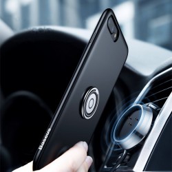Husa telefon multifunctionala, Baseus Multi-function, cu suport auto si incarcare wireless, pentru iPhone 8 Plus / 7 Plus , negru