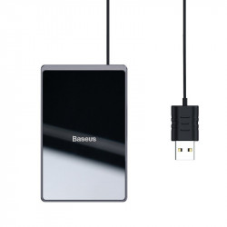 Incarcator wireless Qi Baseus Card 15W (negru)