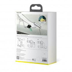 Kit aditional spalare auto Baseus, recipient pentru lichid, laveta, sticluta cu sampon, banda de etansare