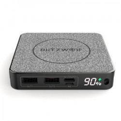 Powerbank BlitzWolf BW-P13, 10000mAh, QC 3.0, PD, 3A, 18W (negru)