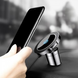 Suport auto Baseus magnetic 3 in 1 + Incarcator inductie + Incarcator auto si Cablu microusb WXER-01