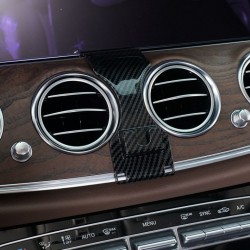 Suport auto in forma T pentru telefon CLEC cu prindere exclusiv pentru Mercedes Benz E class , negru