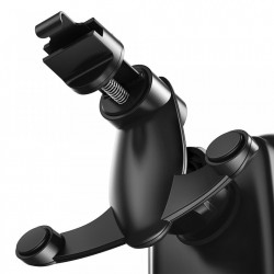 Suport Auto Telefon cu Incarcare Wireless de 10 W , BASEUS Rock, 2019, QI, Inchidere Automata, Senzor Infrarosu , negru