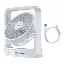 Ventilator portabil Baseus wireless 10 W 5400 mAh white (CXMF-A02)