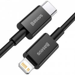 Cablu Baseus Superior USB Type C - Lightning fast charging data cable Power Delivery 20 W 2m black (CATLYS-A01)