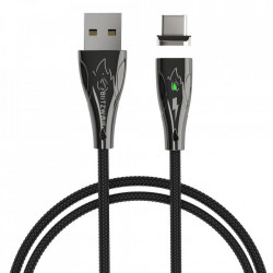 Cablu Blitzwolf BW-TC20 Magnetic USB-C 3A 1m - negru