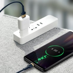 Cablu de date Baseus Cafule HW Quick Charging USB Double-sided Blind Interpolation For Type-C 40W 1m Albastru+Auriu