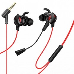 Casti audio In Ear cu microfon 10 cm, Baseus Gamo H15 , rosu