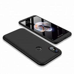 Husa 360° Matte Full Protection Gema Mixt pentru Xiaomi Mi A2 Lite / Redmi 6 Pro (fata + spate ) , negru