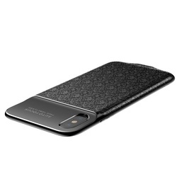 Husa telefon cu baterie incorporata de 3500 mAh , Baseus Plaid Backpack pentru Apple iPhone X/Xs , neagra