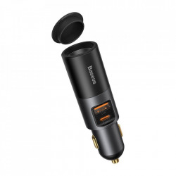 Incarcator Auto USB Baseus Share Together, Quick Charge, 120W, 1 X USB - 1 X USB Tip-C, Negru CCBT-C0G