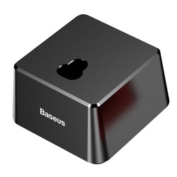 Stand incarcare pentru birou cu cablu lightning 2A pentru telefoanele Apple iPhone , 1M , Baseus Quadrate Desk , negru
