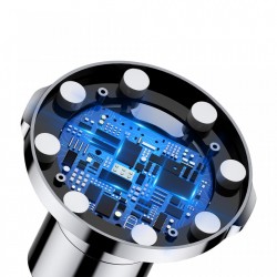 Suport auto Baseus magnetic 3 in 1 + Incarcator inductie + Incarcator auto si Cablu microusb WXER-01