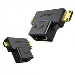 Adaptor mini / micro HDMI la HDMI (black) UGREEN 20144