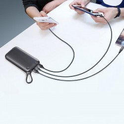 Baterie Externa (PowerBank) Baseus Powerfull Durable, functie Quick Charge 3.0, 20000 mAh, 1*USB-C & 2*USB, Negru