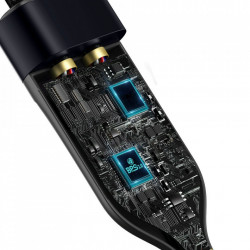 Cablu Baseus Flash Series 2in1 USB Typ C - USB Typ C / Lightning fast charging Power Delivery Quick Charge 100 W 1,2 m black (CA1T2-F01)