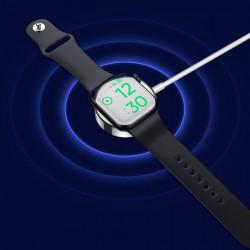 Cablu Joyroom 2in1 wireless Qi charger pentru Apple Watch / USB - Lightning cable 1,5 m white (S-IW002S)