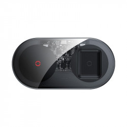 Încărcător wireless Baseus dual pentru telefoane și AirPods (20W)
