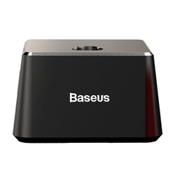 Stand incarcare pentru birou cu cablu lightning 2A pentru telefoanele Apple iPhone , 1M , Baseus Quadrate Desk , negru