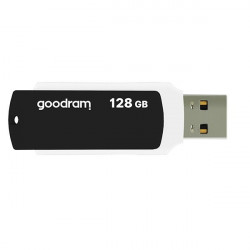 Stick USB Goodram pendrive 128 GB USB 2.0 20 MB/s (rd) - 5 MB/s (wr) flash drive black and white (UCO2-1280KWR11)