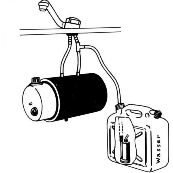 Boiler pentru apa calda Elgena KB3, 12V / 200W