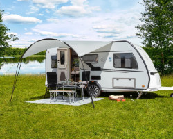 Copertină / marchiza universala pentru rulote sau microbuze, 400 x 300 cm