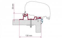 Adaptoare universale Fiamma F65 / F80 pentru montaj pe acoperis