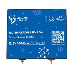 Baterie Ultimatron LiFePO4, 12,8V, 180Ah, cu autoincalzire pentru sisteme fotovoltaice, rulote, barci