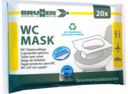 Hârtie protecție interioară vas WC 20 buc "WC mask", dizolvabila