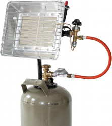 Incalzitor camping pentru butelie gaz cu aprindere piezo si regulator gaz inclus