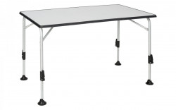 Masă camping Ivalo 2 cu picioare reglabile si blat din MDF 115 x 70 cm