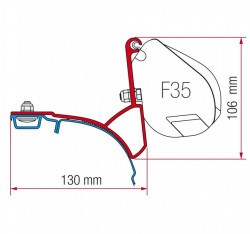 Adaptor pentru Fiamma F35 Volkswagen Multivan Transporter T5 /T6