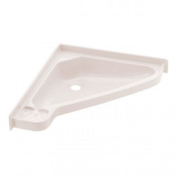 Chiuvetă de colt pentru baie cu suport de sapun 41,5 x 35 mm