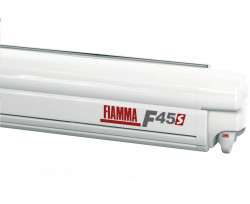 Copertina / marchiza "Fiamma F45 S caseta alba pentru rulote, autorulote sau microbuz