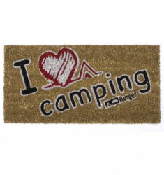 Covoras intrare "I love camping"