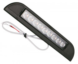 Lampa de exterior Carbest pentru copertina, 222 lm, carcasa neagra