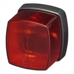 Lampa de gabarit spate rosie, Radex 912, 66 x 62 mm, 12V - 24V, certificare E9