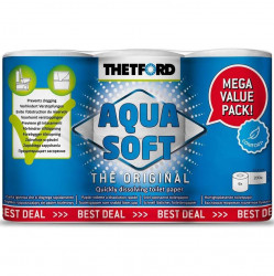 Hartie igienica solubila "Aqua Soft" pentru toalete ecologice (6 buc)