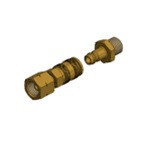 Racord gaz cupla rapida cu filet interior 1/4 (pe stanga) si filet exterior 1/4 (pe dreapta)pentru gratar, lada frigorifica