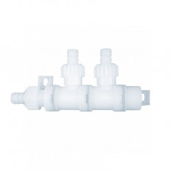 Repartitor de apa cu 2 iesiri pentru furtun Ø interior 10mm