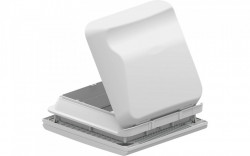 Trapă 28 x 28 Fiamma "Vent 28F" cu capac alb opac si plasa de tantari