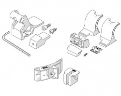 Adaptoare pentru perete lateral Side W Pro F45 și Sun View Side la copertina Fiamma F80